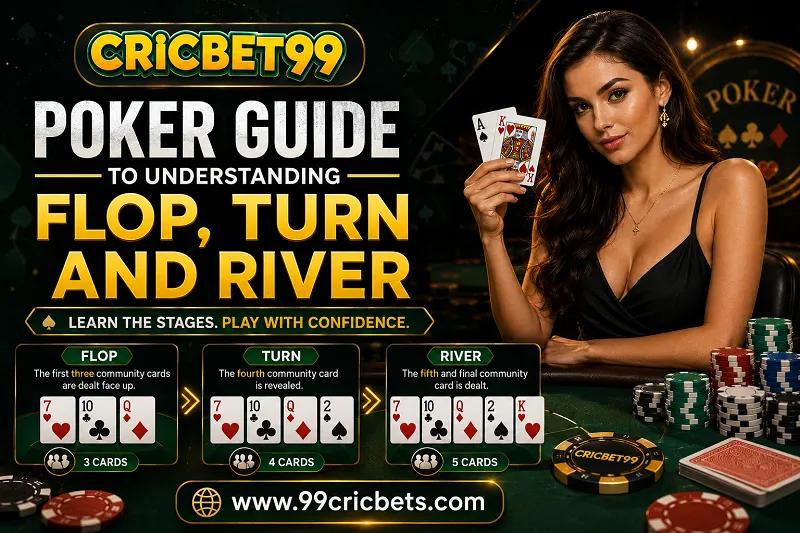 Cricbet99 Poker Guide to Understanding Flop, Turn and River
